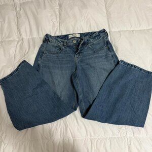 Hollister Co. Women's Blue and Navy Jeans